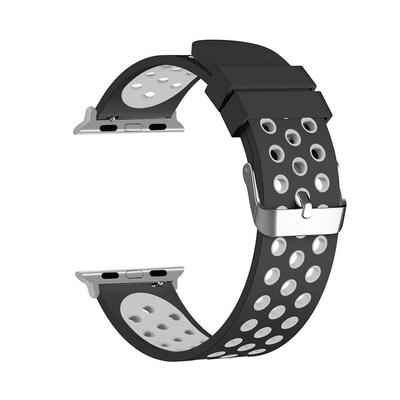 

Breathable Silicone Watch Band Bracelet Wrist Strap for iWatch 1 2 3 4 42mm