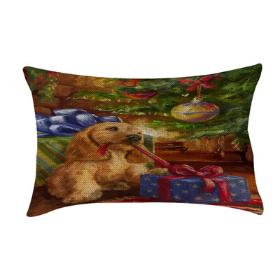 

〖Follure〗Christmas Sofa Bed Home Decoration Festival Pillow Case Cushion Cover20x12inch