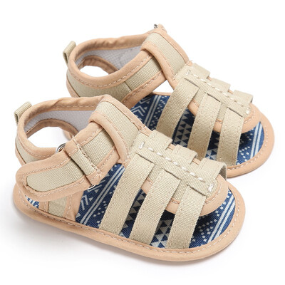 

2017 Summer Baby Sandals Casual Male Soft Canvas s Baby Toe Cap Covering Boys Childrens shoes