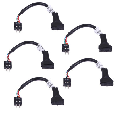 

2019 Pin USB30 Female to 9 Pin USB20 Male Motherboard Cable