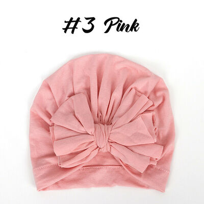

Newborn Baby Cute Bowknot Beanie Hat Toddler Kids Boy Girl Soft Cotton Warm Hat