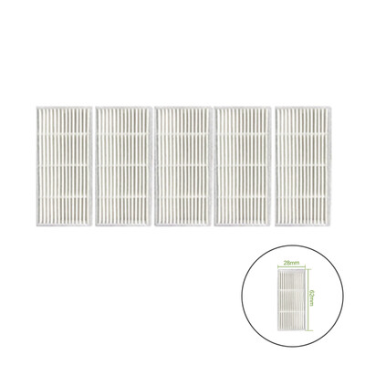 

5pcsSet Filters For Midea VCR01 VCR12 Sweeper Replacement Accessories White Hot