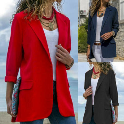 

2019 NEW Fashion Women Casual Slim Business Blazer Suit Coat Jacket Outwear