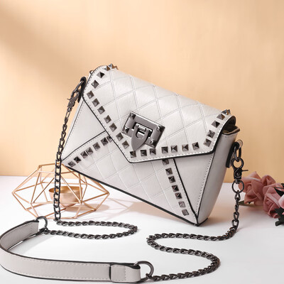 

Womens new fashion Lingge chain bag tide Korean version of Joker ladies shoulder bag messenger bag