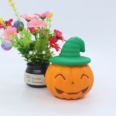 

Siaonvr Halloween Magic Cap Pumpkin Slow Rising Collection Stress Reliever Toys