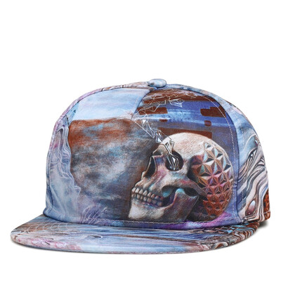 

NUZADA 3D Printing Caps Men Women Couple Hip Hop Cap Spring Summer Autumn High Quality Cotton Material Punk