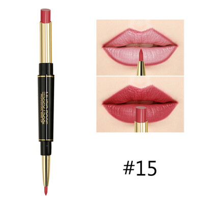 

12 Color Double Head Velvet Lips Pigment Lipstick Matte Lipstick Cosmetic Waterproof Long Lasting Moisturizing Makeup