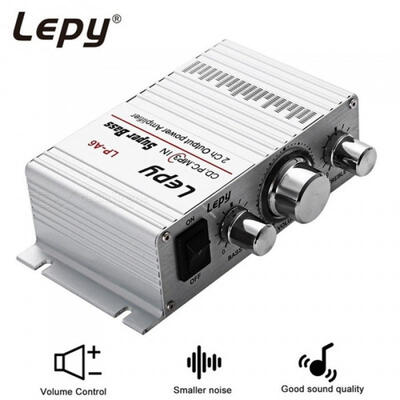 

Lepy LP-A6 Mini 2 Channal Hi-Fi Stereo Audio Amplifier Car Home Output Power Volume Control Speaker For Phone MP3 PC