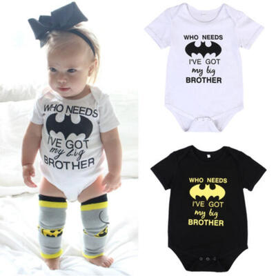 

Newborn Infant Baby Boy Girl Batman Romper Bodysuit Jumpsuit Clothes Outfits US