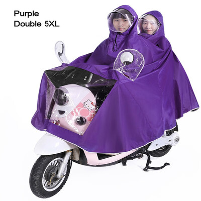 

Motorcycle Hooded Raincoat Bicycle Rain Capes Bike Rainsuit Portable Travel Camping Ponchos PVC Glue Raincoat