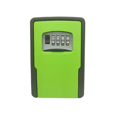 

Key Storage Lock Box Wall Mounted Key Lock Box With 4-Digit Combination for House Keys Car Keys for Home Office