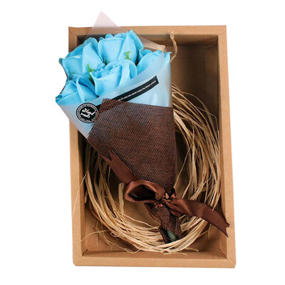 

Siaonvr 7Pcs Scented Rose Flower Petal Bath Body Soap Wedding Party Gift