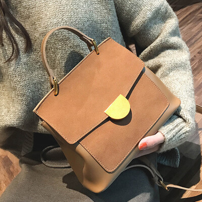 

Womens Bag 2018 New Korean Messenger Bag Handbags Shell Retro Matte Shoulder Handbag Female