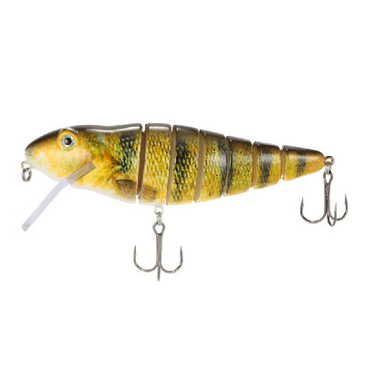 

Lixada 118cm35g Lifelike 7 Jointed Sections Fishing Lure Trout Swimbait Hard Bait Fish Hook Fishing Tackle