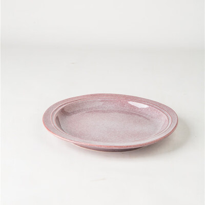 

YUAN CI SHI DAI Creative Tray Household Japanese Round Plate Western Ceramic Plate Tableware 105 Inch 12264