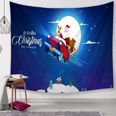 

〖Follure〗Christmas Tapestry Santa Print Wall Hanging Tapestry Art Home Decor