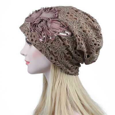 

Hot Warm Cap Women Chemo Bandana Beanie Turban Head Wrap Band Lace Hat Winter