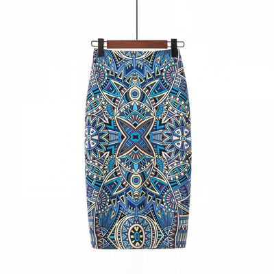 

Roseonmyhand Ladies Summer Fashion Trend Comfortable Casual Bag Hip Skirt Print Skirt Skirt