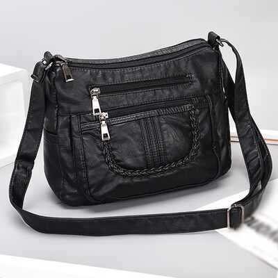 

Tailored Womens Fashion Messenger Bag Black Messenger Bag Shoulder Bag Casual Wild