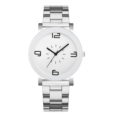 

Simple fashion ladies watch alloy series digital dial watch