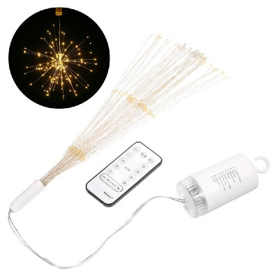 

Fireworks Light 150 LEDs Christmas String Lights with Remote Control Decorative Hanging Starburst Lamp for Indoor Outdoor Home Par