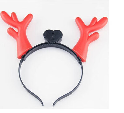 

1PCS LED Light Up Headbands Kids 3D Cartoon Glowing Hairband Children Hair Hoop for Party Festival Gift Antlers