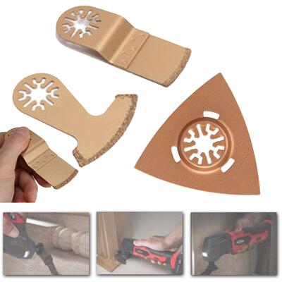 

3pcs Carbide Vibration Multi-tool Oscillating Tool Blade Cutter Stone Cutting