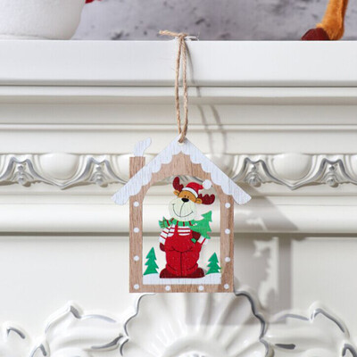

Gobestart Christmas Decorations Wooden Christmas Tree Decorations Small Pendants