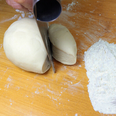 

Kitchen Stainless Steel Cakes Pizza Dough Scraper Cutter Flour Pastry Tool Scale Baking Tool