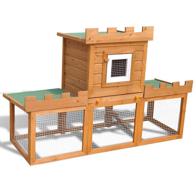 

Outdoor Large Rabbit Hutch House Pet Cage Single House