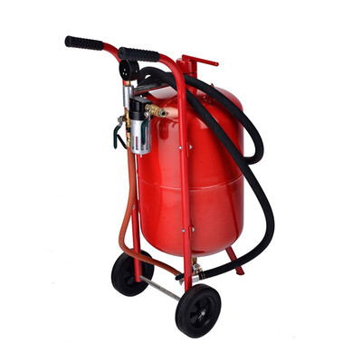 

Ktaxon 10 Gallon Portable Air Sandblaster Sand Blaster Kit High Pressure Tank