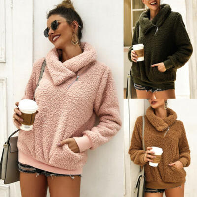 

Womens Winter Long Sleeve Sweater Autumn Sweatshirt Jumper Pullover Tops Blouse