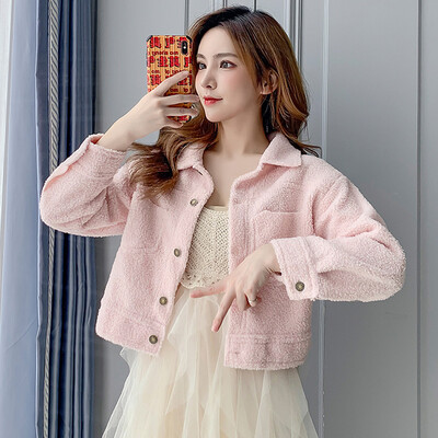 

Tailored Womens Solid Winter Warm Outwear Long Sleeve Pockets Vintage Button Splice Coats