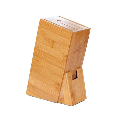 

Kitchen Knife Holder Shelf Rack Storage Bamboo Knife Block Toolframe Cutting Tool Stand for Chef Knife Set