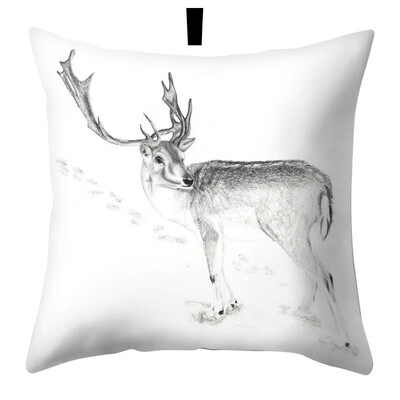 

Tailored Cotton Linen Christmas Pillow Case Sofa Car Throw Cushion Cover Home Decor