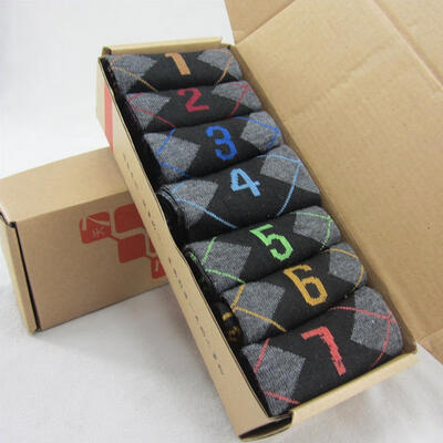 

Newly Design 7 Pairs One Set Week Seven Days Socks Fashion Casual Ankle Crew Cotton Socks Week Sock