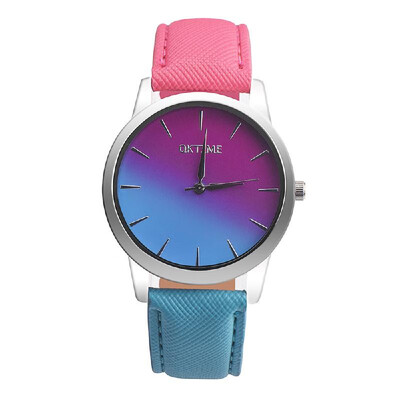 

Fashion Contrast Color Lovely Watch Sweet Simple Girl Quartz Wrist Watch