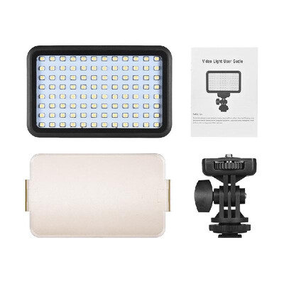 

Andoer PAD96 LED Video Light 6000K Dimmable Fill Light Continuous Light Panel 75W CRI90 with Camera Mount&CT Filter for DSLR