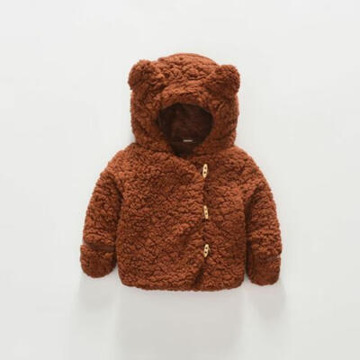 

USA Kids Baby Girls Boys Winter Toddler Coat Warm Hooded Outwear Jacket Snowsuit