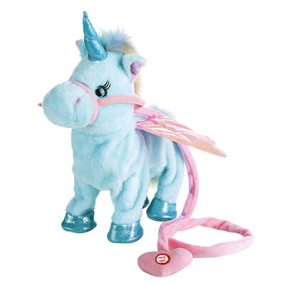 

Cute Electric Music Walking Singing Flying Horse Plush Stuffed Animal Toys