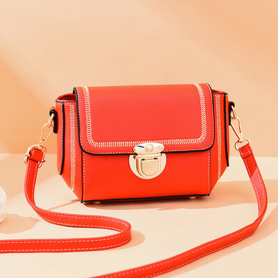 

Summer female bag fashion Korean version of students small fresh ins oblique satchel 100 leisure shoulde