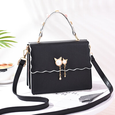 

Womens bag 2019 new bag female cool Korean casual fashion handbags Messenger shoulder bag