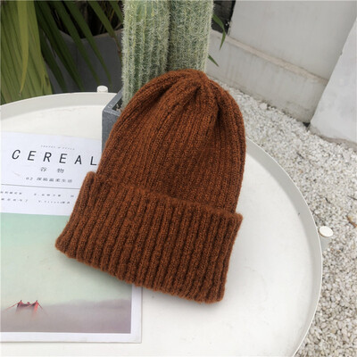 

Hat winter mens&womens warm ear protectors wool hat letters Joker knit Hat Korean casual lovers Turtleneck Hat tide