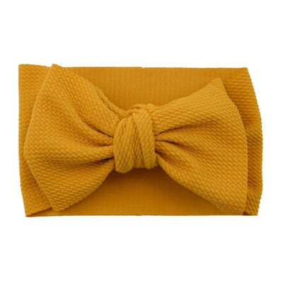 

Baby Toddler Kids Girl Large Bow Headband Hair Band Headwear Head Wrap Cotton
