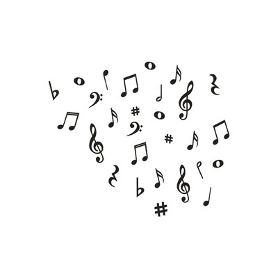 

〖Follure〗Musical Note Removable Art Vinyl Mural Home Room Decor Wall Stickers