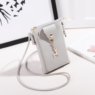 

Tailored Women Fashion Solid Deer Cover Crossbody Bag Shoulder Bag Phone Coin Bag BK