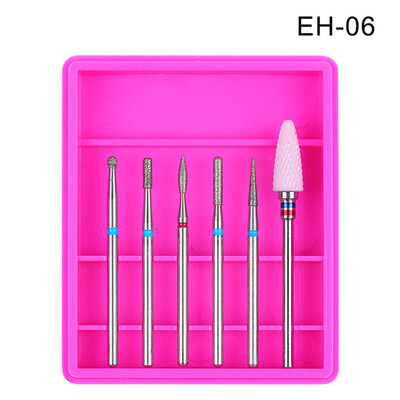 

Gobestart Nail Polishing Head Nail Tool Set 6 Sticks Nail Polisher Accessories 6pcs