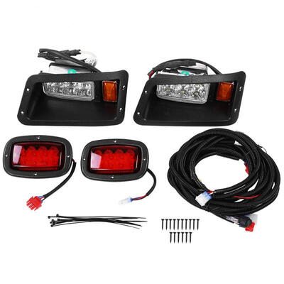 

Greensen Cart Car LED Super Bright Headlight Tail Light Kit for Yamaha G14-G22 Series