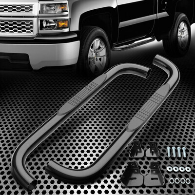 

For 1999-2018 Chevy SilveradoGMC Sierra 1500 Regular Cab 3" Texture Side Steps