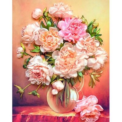 

5D DIY Full Drill Diamond Painting Flower Cross Stitch Embroidery Mosaic
